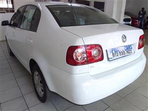 2016 VW POLO VIVO 1.4 COMFORTLINE  WHITE  COLOR  MANUAL PETROL 85,000KM