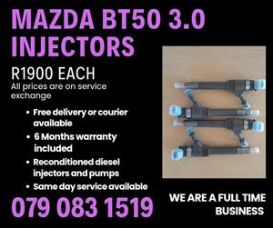 MAZDA BT50 3.0 INJECTORS FOR SALE 