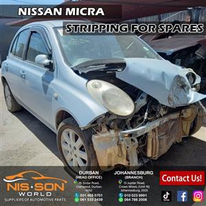 NISSAN MICRA STRIPPING FOR SPARES