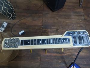 Vintage Guyatone HG-306C Electric Steel Guitar with Original Case & Accessories