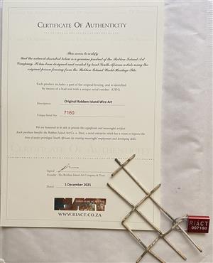 Robben Island authentic Fence pieces - Certified!