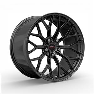 19″ A-Line Ultra 5/112 Satin Black Flow Form Alloy Wheels