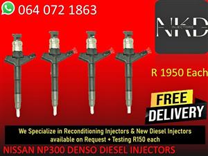 DIESEL INJECTORS FOR NISSAN NP300 DIESEL INJECTORS FOR SALE