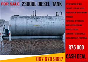 23,000-liter Diesel Storage Tank For Sale