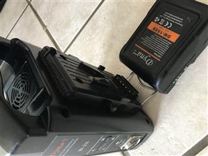 V mount battery and charger