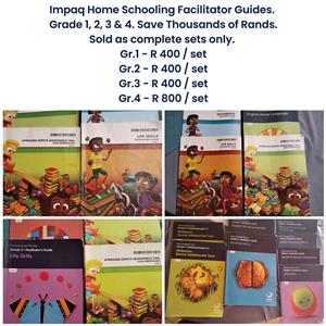 Impaq Home Schooling Facilitator Guides - Gr. 1 to 4 - Sold as Grade-specific sets