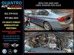 BMW F30 320I N20 Used Engine 