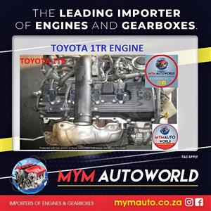 Second Hand Imported Low Mileage ENGINES AND GEARBOXES