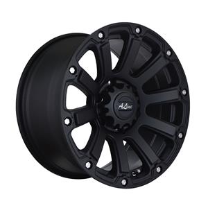 17″ A-Line Destroyer 5/150 Matt Black Alloy Wheels