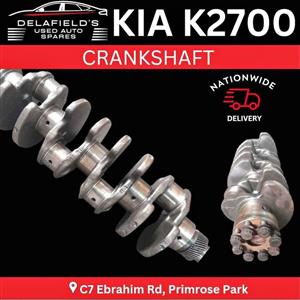 KIA K2700 Crankshaft for Sale  - Condition Gently used, thoroughly inspected, and ready for installat