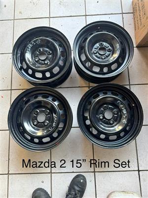 Mazda 2 Steel Rim Set 15”