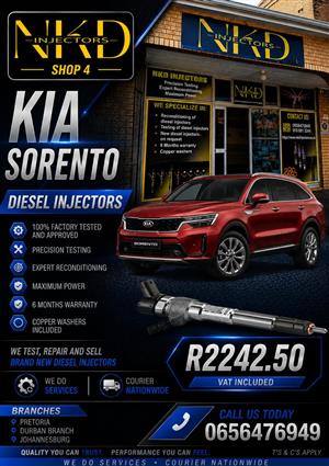 NKD_KIA_SORENTO_DIESEL_INJECTORS_RECON_SERVICES