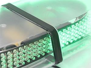 Universal Roofmount Emergency LED Strobelight (green)