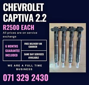 CHEVROLET CAPTIVA INJECTORS FOR SALE WITH WARRANTY
