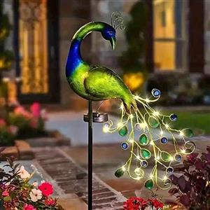 Solar peacock light