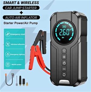 Smart wireless car jump starter&auto air inflator