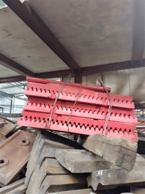 Jaw Crushers Liners different makes and types