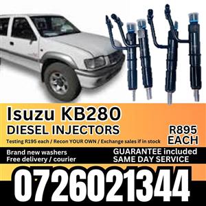 Isuzu KB280 diesel injectors for sale