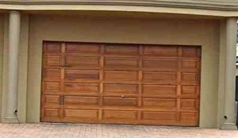 Wooden garage door for sale