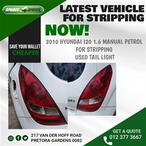 used tail light 2010 HYUNDAI i20 1.6 