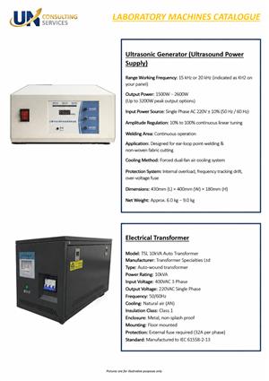 Electric transformer and Ultrasonic Generator 