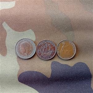 1931 | 1936 | 1945 SOUTH AFRICAN HALF PENNY [3 PIECES]