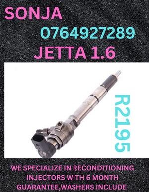 JETTA 1.6 DIESEL INJECTORS WE RECON AND SALE 