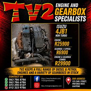 Isuzu 4JB1 Non Turbo Engine and Gearbox