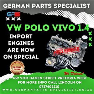 VW Polo Vivo 1.4L CLP Engines - Special Offer