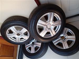 X4 VW T4 & T5 & T6 & Transporter Mags & Tyres Size 215/65/16