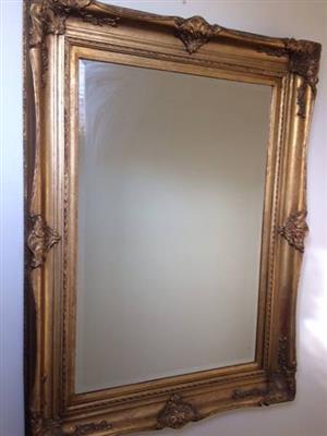 Antique Gilded wall mirror