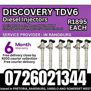 Discovery TDV6 diesel injectors for sale on exchange or to recon yours