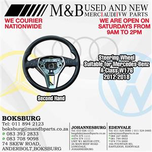 Steering wheel (Second Hand)  Suitable for Mercedes-Benz A-Class W176  2012-2018