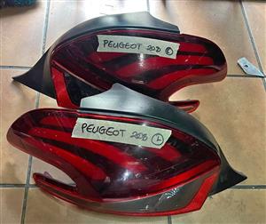 Peugeot 208 taillights