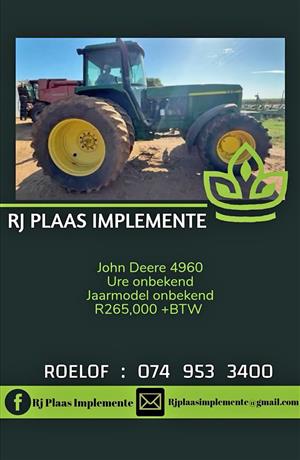 John deere 4960 Trekker