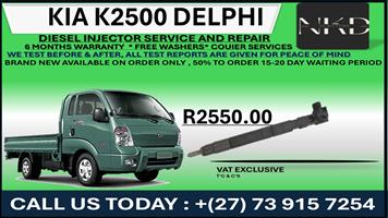 Kia K2500 Delphi Diesel Injectors 