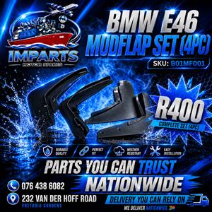 BMW E46 MUDFLAP SET (4 PIECE)