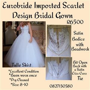 Eurobride Imported Scarlet Design Bridal Gown 