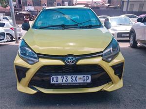 USED CARS FOR SALE 2021 TOYOTA AGYA 1.0 ENGINE CAPACITY HATCHBACK AUTOMATIC DSG PETROL YELLOW COLOUR