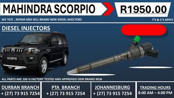 Mahindra Scorpio Diesel Injectors 