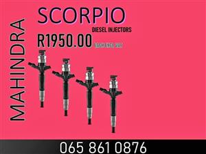 Mahindra Scorpio diesel injectors for sale we sell on exchange or recon.