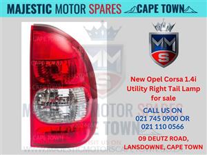 Opel Corsa 1.4i Utility Right Tail Lamp for sale