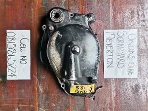 Suzuki TS 185 clutch cover. Online bike Scrapyard new and secondhand spares and accessories.  We str