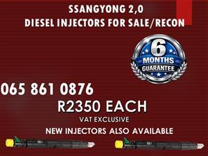 SSANGYONG 2.0 DIESEL INJECTORS FOR SALE OR TO RECON