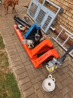 Pallet jacks and spares