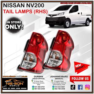 NISSAN NV200 TAIL LAMPS