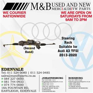 Steering Rack (Second Hand) Suitable for Audi A3 TFSI 2013-2020  Part Number: 5Q2 423 051