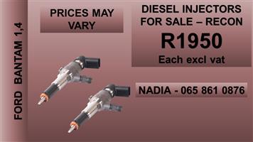 FORD BANTAM 1.4 DIESEL INJECTORS FOR SALE OR TO RECON NATIONWIDE