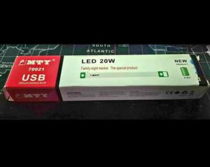 Brand new Mty 20w usb rechargeable lights
