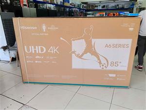 Brand new Hisense 85 inch smart TV is on special 